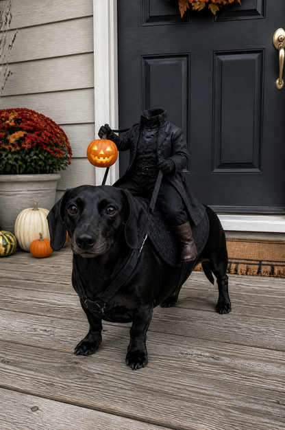 The Headless Rider Pet Costume